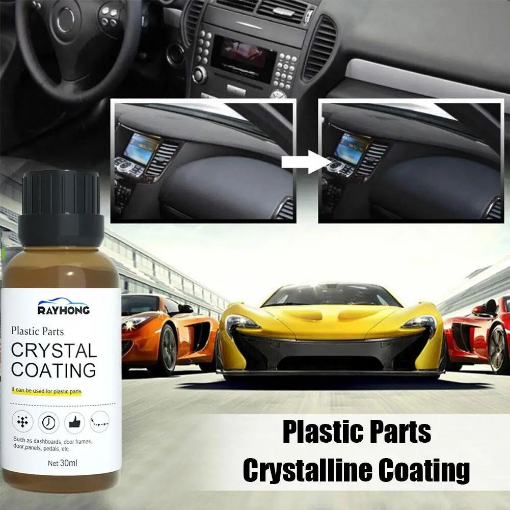 Plastic Restorer & Crystal Coating for Car Interiors and Exteriors