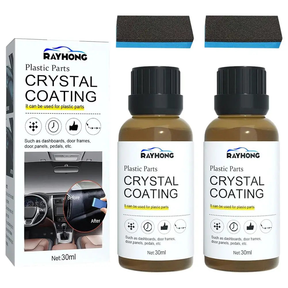 Plastic Restorer & Crystal Coating for Car Interiors and Exteriors