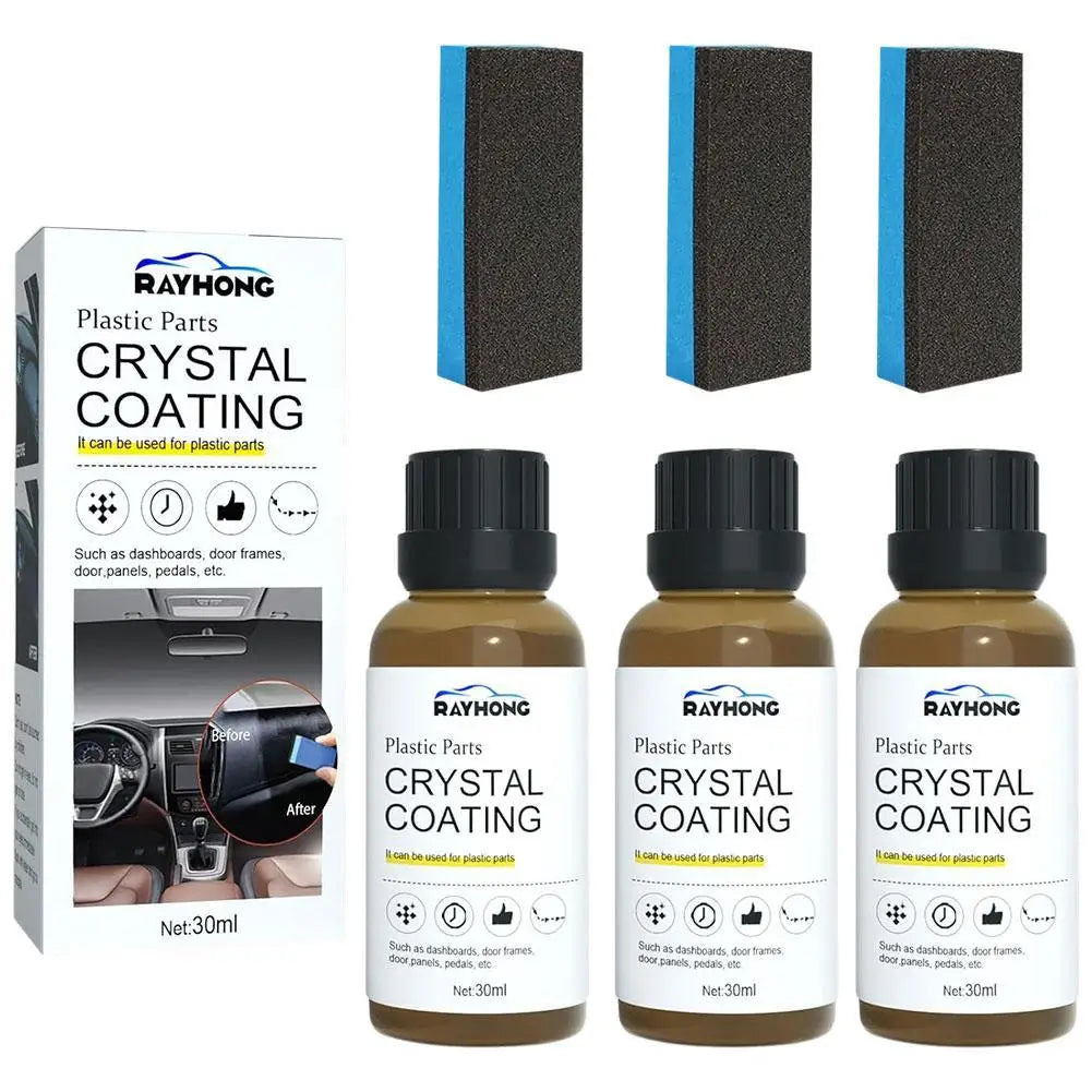 Plastic Restorer & Crystal Coating for Car Interiors and Exteriors